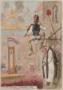The Zenith Of French Glory; The Pinnacle Of Liberty by James Gillray