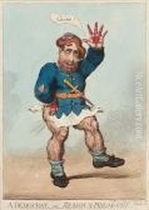 A Democrat, - Or - Reason & Philosophy by James Gillray