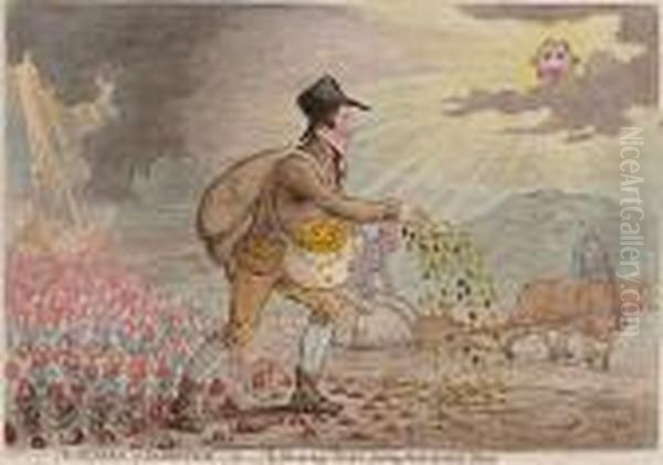 The Generae Of Patriotism-or-the Bloomsbury Farmer Planting Bedfordshire Wheat - view 1