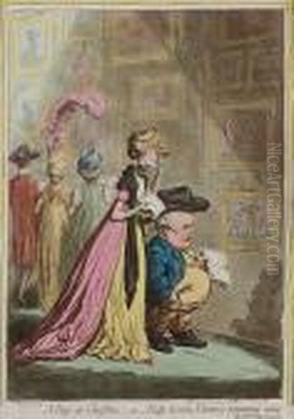 A Peep At Christies-or-tally-ho, &amp; His Nimeney-pimmeney Taking The Morning Lounge - view 1