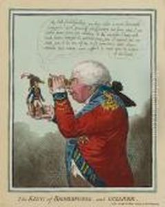 The King Of Brobdingnag And Gulliver by James Gillray