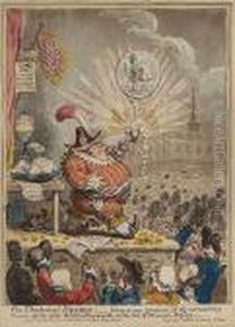 The Theatrical Bubble by James Gillray