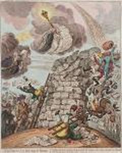 Overthrow Of The Republican Babel by James Gillray