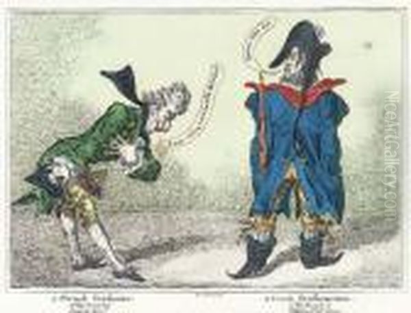 A French Gentleman Of The Court 
Of Louis Xvith, A Frenchgentlemaman [sic] Of The Court Of Egalite 1799 - view 1