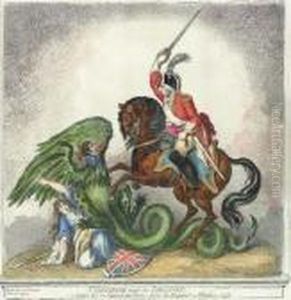 St. George And The Dragon by James Gillray