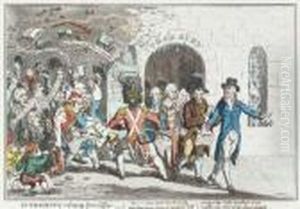 Integrity Retired From Office by James Gillray