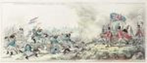French Invasion Or Buonaparte Landing In Great Britain by James Gillray