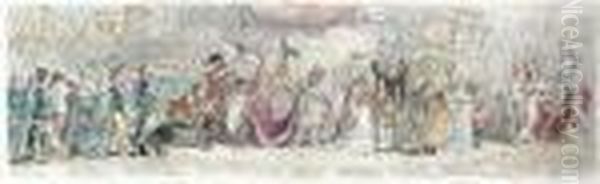 The Grand Coronation Procession
Of Napoleon The 1st Emperor Offrance, From The Church Of Notre-dame - view 1