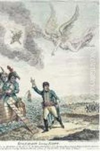 Buonaparte Leaving Egypt by James Gillray