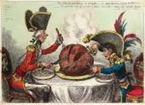 Plumb Pudding In Danger;- Or-state Epicures Taking Un Petit Souper