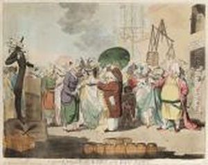 A Sale Of English Beauties, In The East Indies