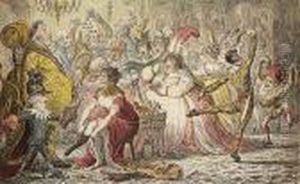 Dilettanti Theatricals; - Or - A Peep At The Green Room, Vide, Picnic-orgies by James Gillray
