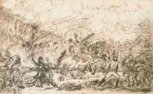Spanish Patriots Attacking The French Banditti - Loyal Britonslending A Lift