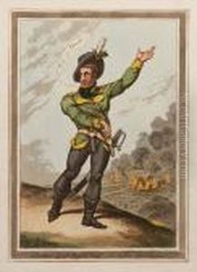 Portrait Of An Irish Chief; Drawn From Life At Wexford by James Gillray