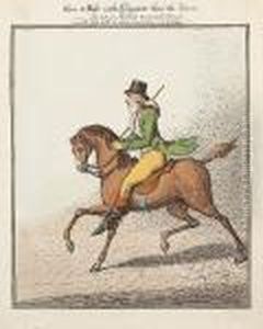 How To Ride With Elegance Thro' The Streets by James Gillray
