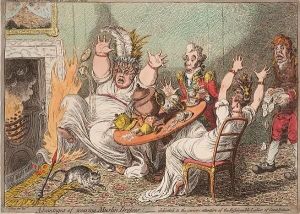 Advantages Of Wearing Muslin 
Dresses!-dedicated To The Serious Attention Of The Fashionable Ladies Of
 Great Britain by James Gillray