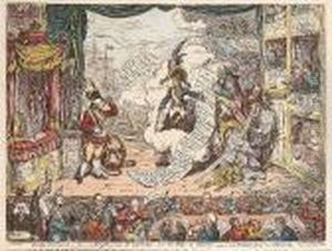 Pacific-overtures-or-a Flight
From St Clouds-ovr The Water To Charley"- A Ne Deamaric Peace Now
Rehersing by James Gillray