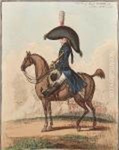 Inspecting A Volunteer Corps In Hyde Park by James Gillray