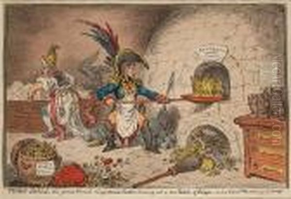 Tiddy-doll The Great French
Gingerbread-baker, Drawing Out A New Batch Of Kings:- His Man Hopping
Tally Mixing Up The Dough - view 1