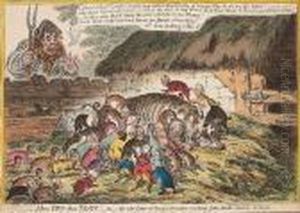 More Pigs Than Teats; -or- The 
New Litter Of Hungry Grunters, Sucking John Bulls Old Sow To Death