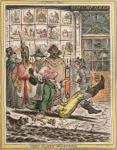 Very Slippy-weather by James Gillray