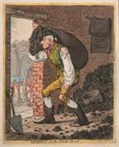 Georgey In The Coal-hole by James Gillray