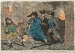 Blood & Co, Setting Fire To The Tower, & Stealing The Crown by James Gillray