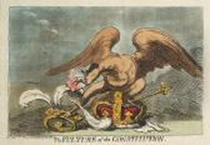 The Vulture Of The Constitution by James Gillray