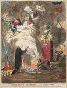 Shakespeare-sacrificed; -or- The Offering To Avarice by James Gillray