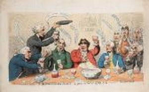 A Birmingham Toast, As Given On The 14th Of July By The - Revolutionary Society by James Gillray