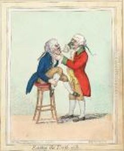Easing The Tooth-ach. by James Gillray