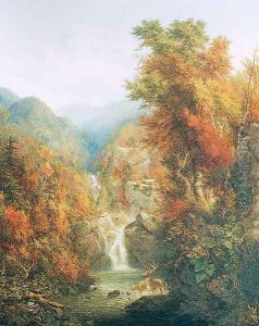 A Wilderness Pool by Homer Dodge Martin
