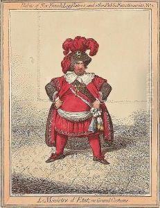 Habits Of New French Legislators And Other Public Functionaries by James Gillray