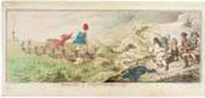 The Storm Rising; -or-the Republican Flotilla In Danger (british Museum Satires 9167)