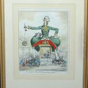The Giant Factotum Amusing Himself by James Gillray