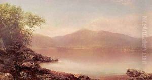 View of Lake George from Long Island by Homer Dodge Martin