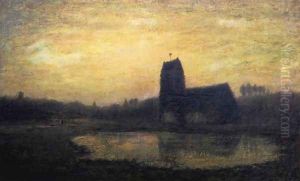 Criqueboeuf Church by Homer Dodge Martin