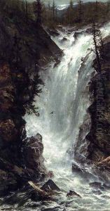 The Waterfall by Homer Dodge Martin
