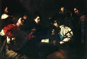 A Concert 1610-20 by Bartolomeo Manfredi
