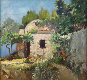 Torretta Nel Giardino Fiorito by Francesco Gioli