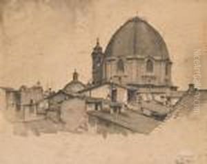 Firenze, Cupola E Campanile Della Chiesa Di San Lorenzo by Luigi Gioli