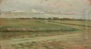 Campagna Con Casolari by Luigi Gioli