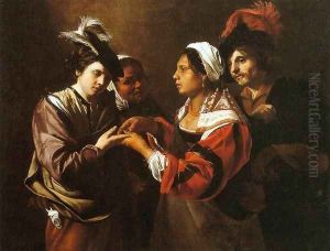 Gypsy Fortune Teller by Bartolomeo Manfredi