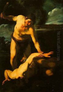 Cain and Abel by Bartolomeo Manfredi