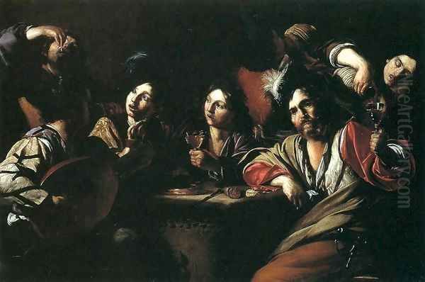 Tavern Scene with a Lute Player - view 1