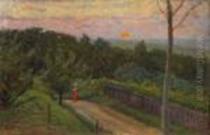Paesaggio Al Tramonto