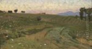Tramonto In Campagna by Luigi Gioli
