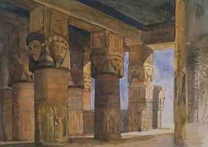 Temple of Denderah Upper Egypt by William James Muller