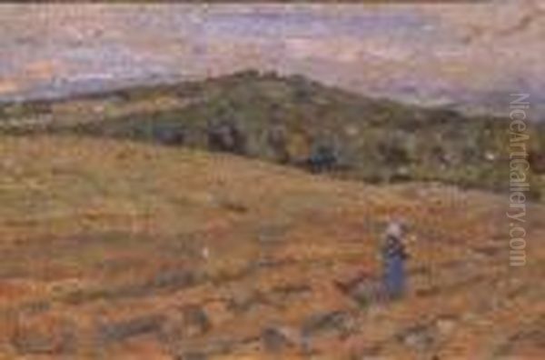 Scorcio Di Campagna Con Figura - view 1
