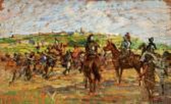 Cavalieri A Cavallo - view 1
